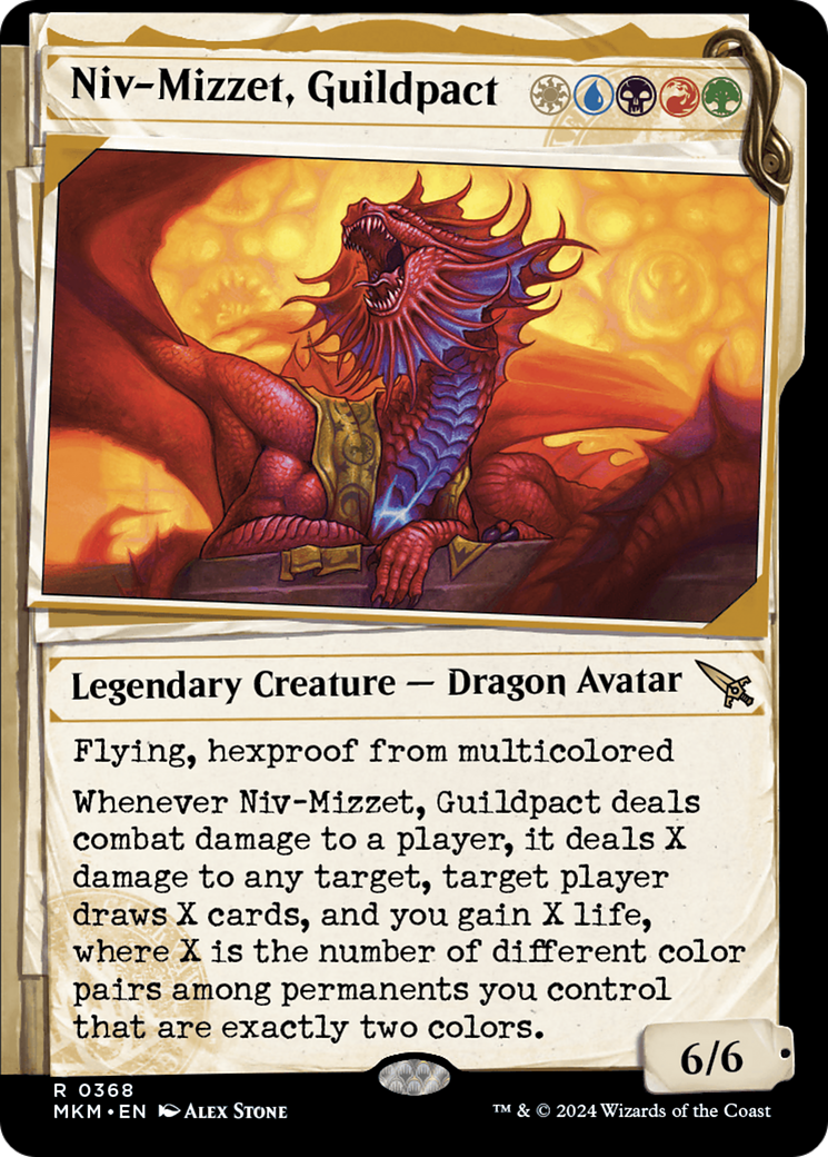 Niv-Mizzet, Guildpact (Showcase) (368) [Murders at Karlov Manor] | Odin's Place