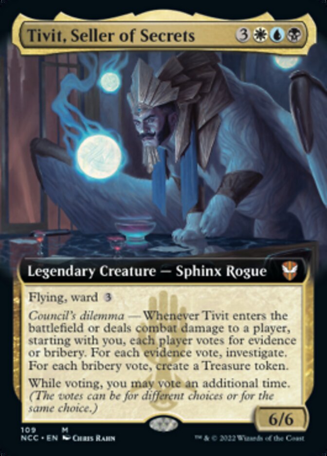Tivit, Seller of Secrets (Extended Art) [Streets of New Capenna Commander] | Odin's Place