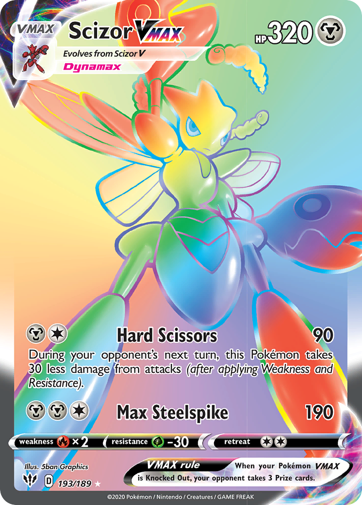Scizor VMAX (193/189) [Sword & Shield: Darkness Ablaze] | Odin's Place