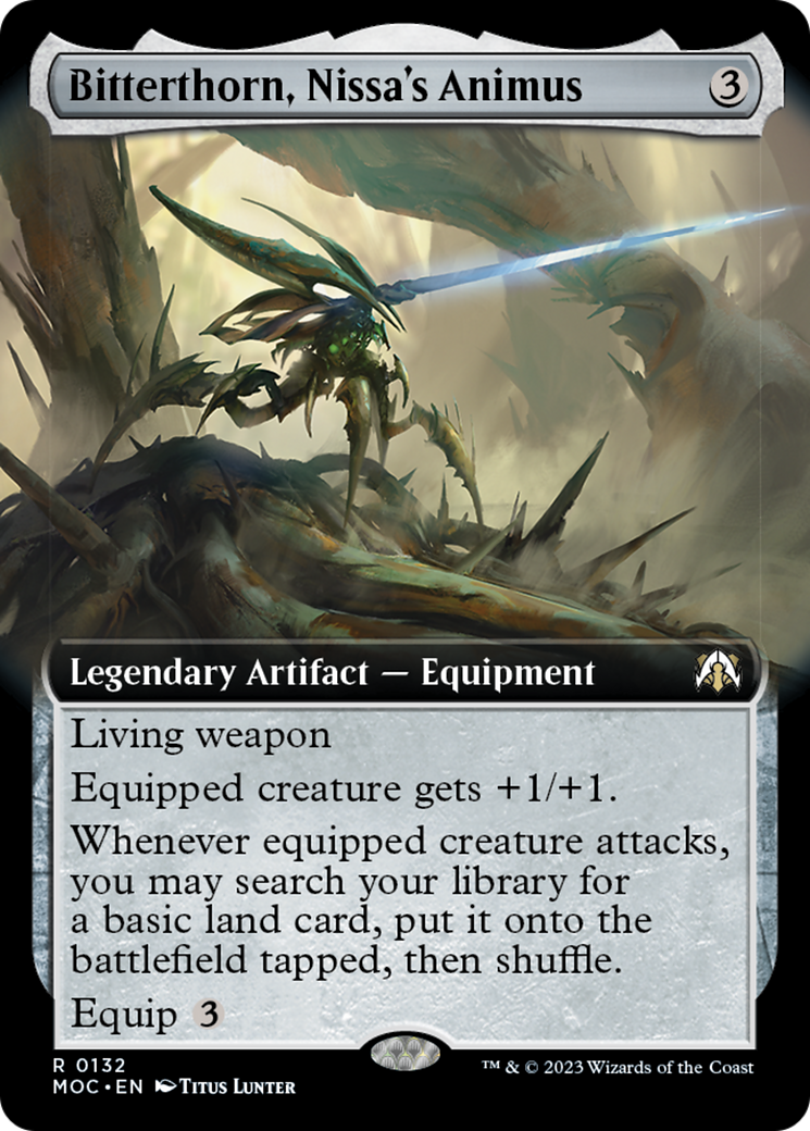 Bitterthorn, Nissa's Animus (Extended Art) [March of the Machine Commander] | Odin's Place