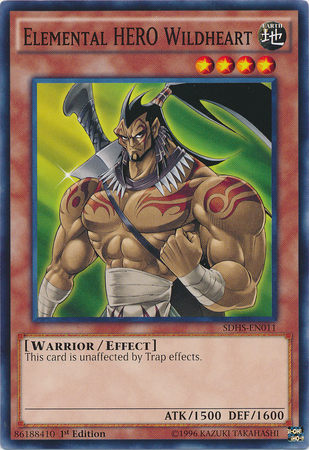 Elemental Hero Wildheart [SDHS-EN011] Common | Odin's Place