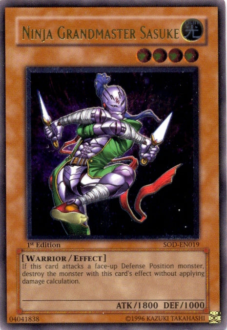 Ninja Grandmaster Sasuke [SOD-EN019] Ultimate Rare | Odin's Place