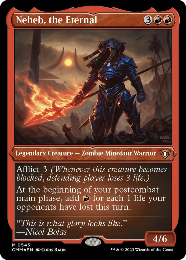 Neheb, the Eternal (Foil Etched) [Commander Masters] | Odin's Place