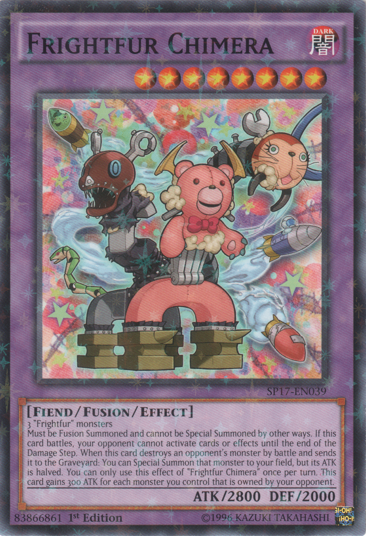 Frightfur Chimera [SP17-EN039] Starfoil Rare | Odin's Place
