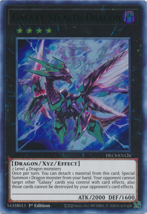 Galaxy Stealth Dragon (Green) [DLCS-EN126] Ultra Rare | Odin's Place