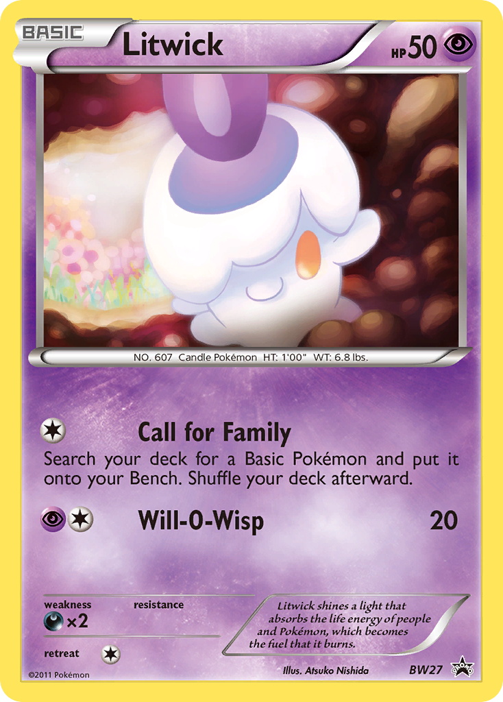 Litwick (BW27) [Black & White: Black Star Promos] | Odin's Place