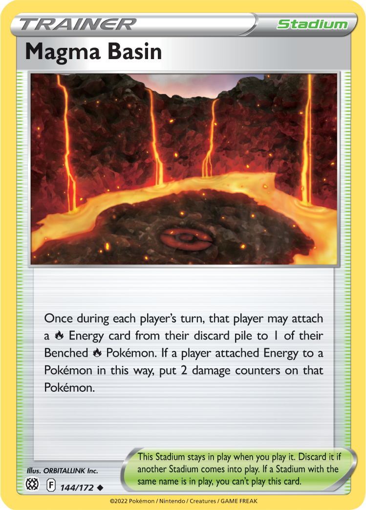 Magma Basin (144/172) [Sword & Shield: Brilliant Stars] | Odin's Place