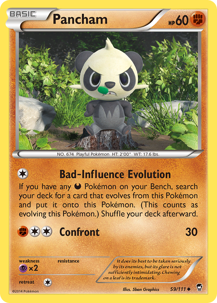 Pancham (59/111) [XY: Furious Fists] | Odin's Place