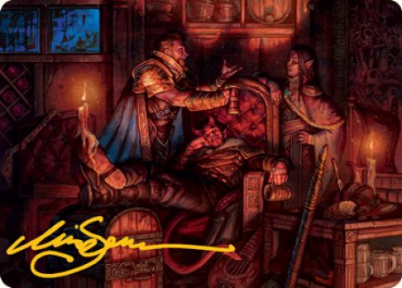 Long Rest Art Card (Gold-Stamped Signature) [Dungeons & Dragons: Adventures in the Forgotten Realms Art Series] | Odin's Place