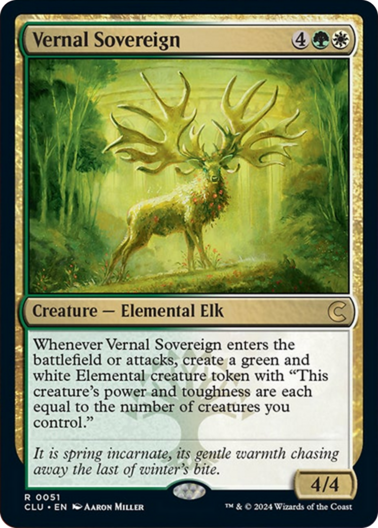 Vernal Sovereign [Ravnica: Clue Edition] | Odin's Place