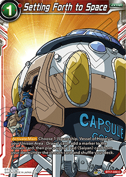 Setting Forth to Space (BT17-030) [Ultimate Squad] | Odin's Place