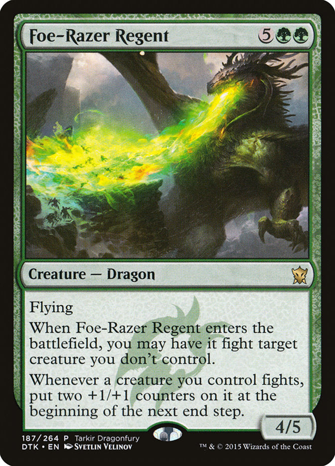 Foe-Razer Regent (187) [Tarkir Dragonfury] | Odin's Place