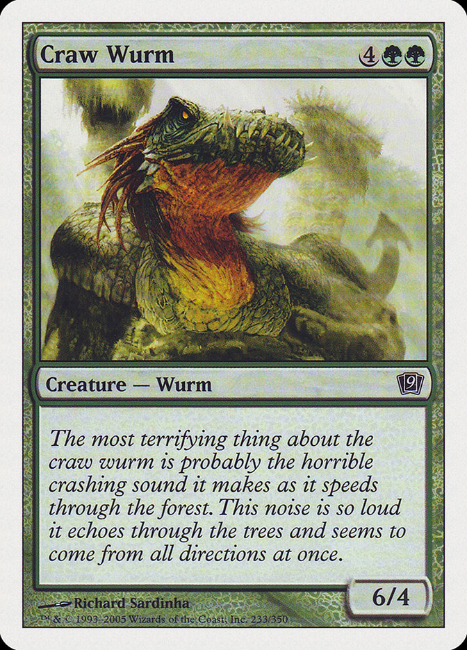 Craw Wurm (233) [Ninth Edition] | Odin's Place