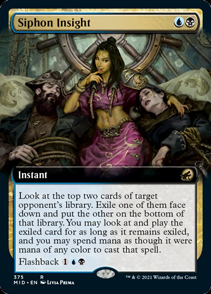 Siphon Insight (Extended Art) [Innistrad: Midnight Hunt] | Odin's Place