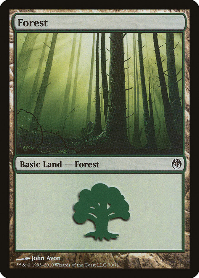 Forest (70) [Duel Decks: Phyrexia vs. the Coalition] | Odin's Place