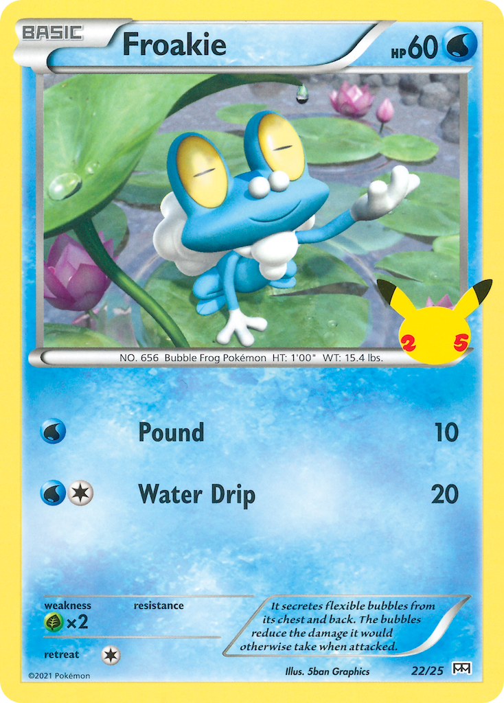 Froakie (22/25) [McDonald's 25th Anniversary] | Odin's Place