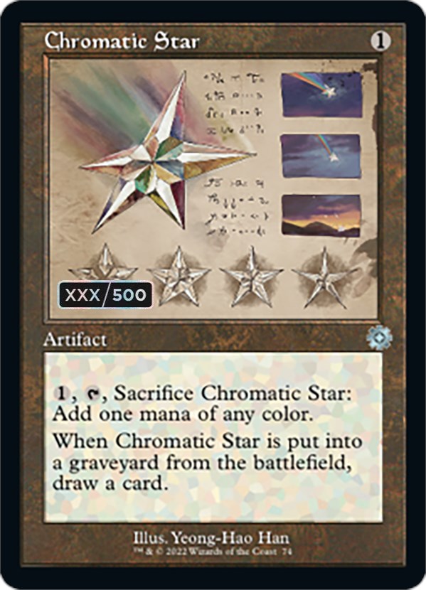 Chromatic Star (Retro Schematic) (Serialized) [The Brothers' War Retro Artifacts] | Odin's Place
