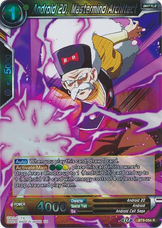 Android 20, Mastermind Architect (BT9-054) [Universal Onslaught] | Odin's Place