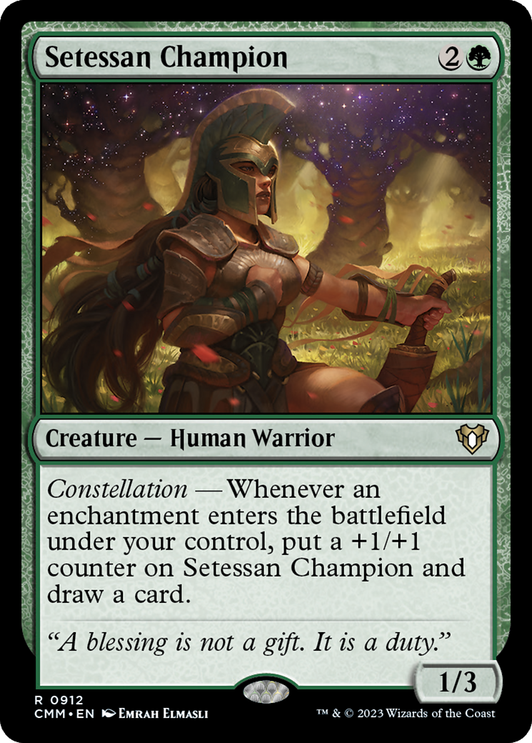 Setessan Champion [Commander Masters] | Odin's Place