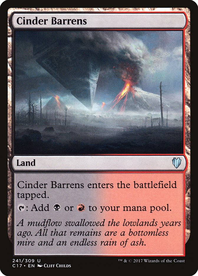Cinder Barrens (241) [Commander 2017] | Odin's Place