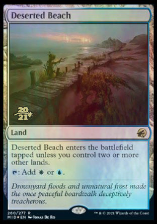Deserted Beach [Innistrad: Midnight Hunt Prerelease Promos] | Odin's Place
