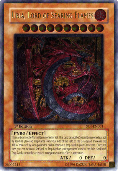 Uria, Lord of Searing Flames (UTR) [SOI-EN001] Ultimate Rare | Odin's Place