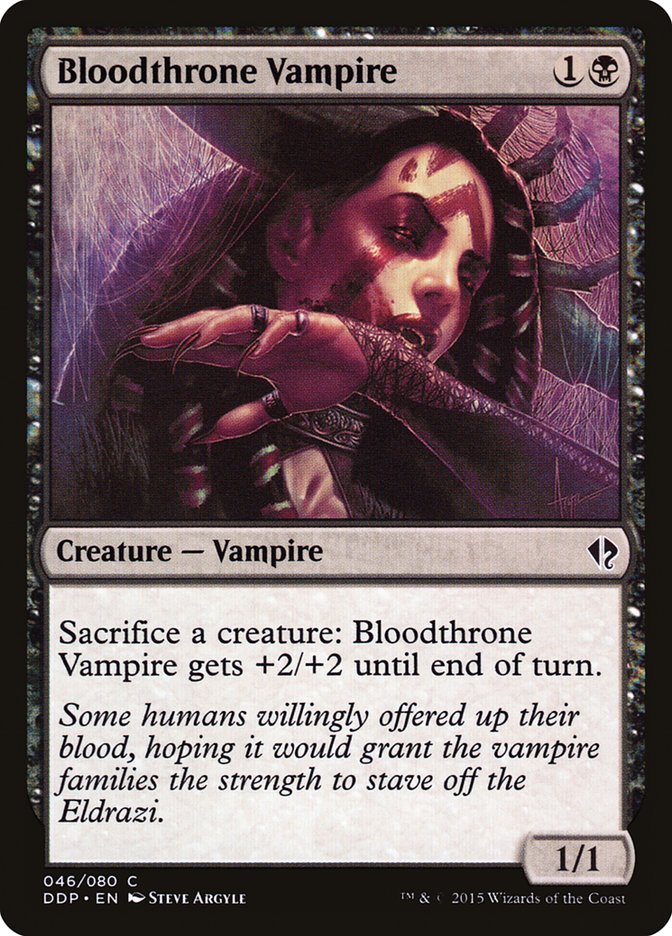Bloodthrone Vampire (46) [Duel Decks: Zendikar vs. Eldrazi] | Odin's Place