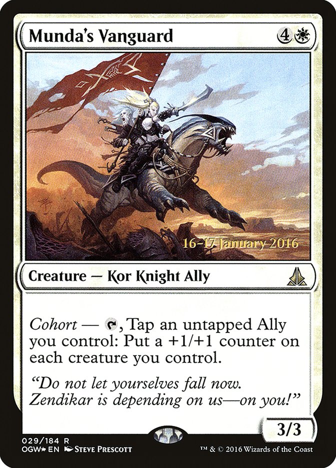 Munda's Vanguard (29) [Oath of the Gatewatch Prerelease Promos] | Odin's Place
