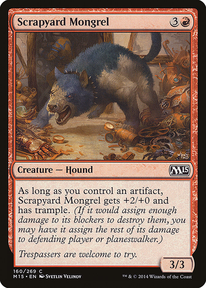 Scrapyard Mongrel (160) [Magic 2015] | Odin's Place