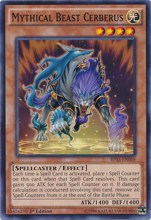 Mythical Beast Cerberus [BP03-EN018] Common | Odin's Place