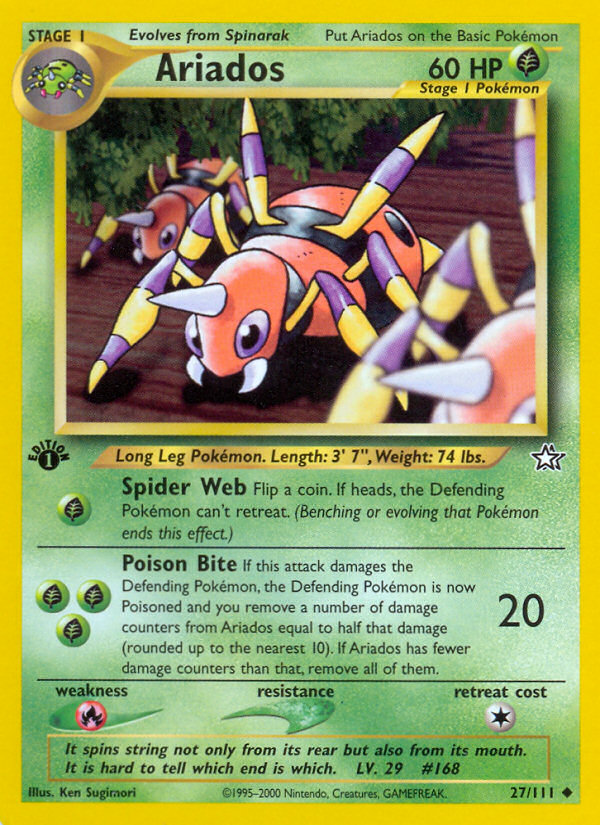 Ariados (27/111) [Neo Genesis 1st Edition] | Odin's Place