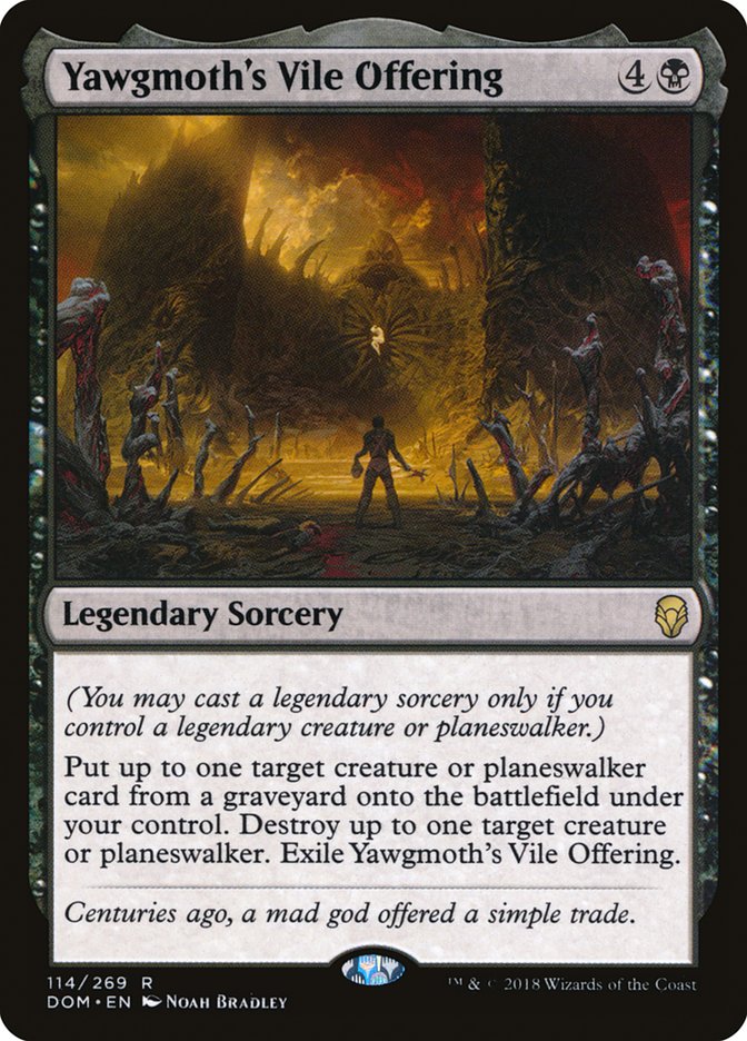 Yawgmoth's Vile Offering (114) [Dominaria] | Odin's Place