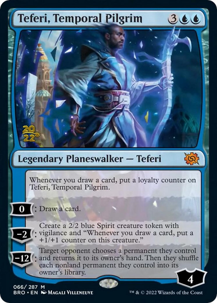Teferi, Temporal Pilgrim [The Brothers' War Prerelease Promos] | Odin's Place