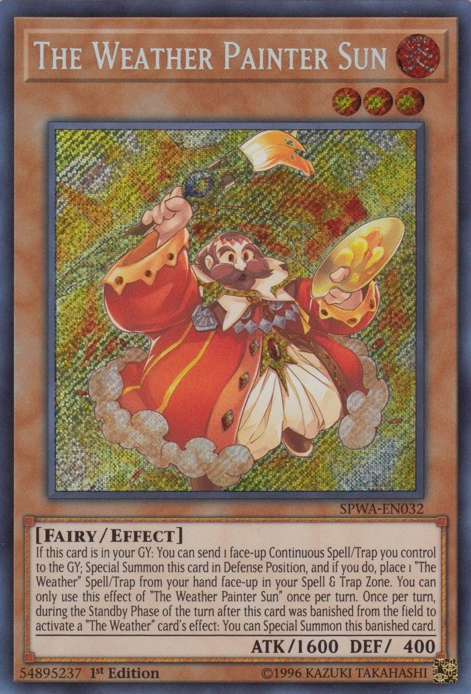 The Weather Painter Sun [SPWA-EN032] Secret Rare | Odin's Place
