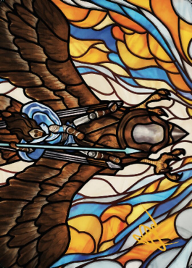 Tura Kennerud, Skyknight Art Card (Gold-Stamped Signature) [Dominaria United Art Series] | Odin's Place