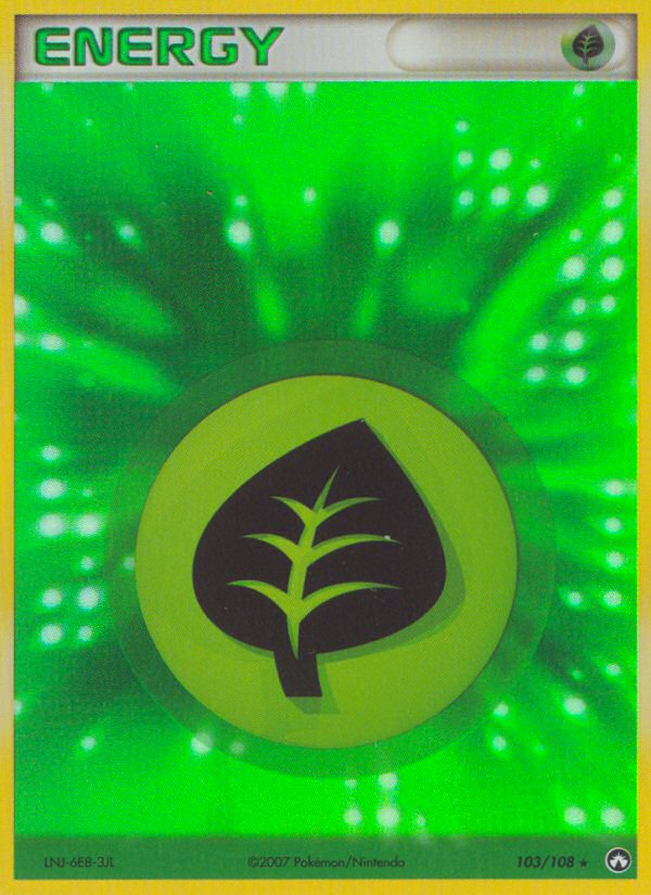 Grass Energy (103/108) [EX: Power Keepers] | Odin's Place