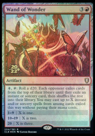 Wand of Wonder [Commander Legends: Battle for Baldur's Gate Prerelease Promos] | Odin's Place