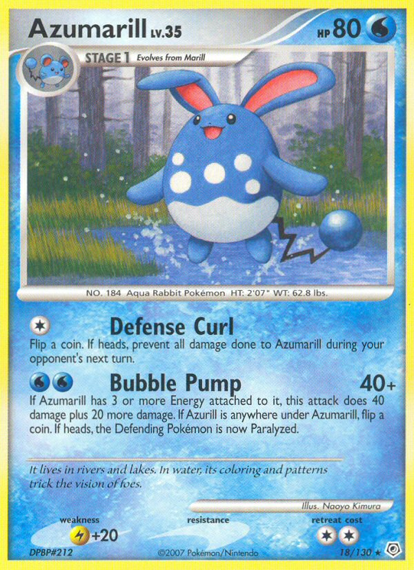 Azumarill (18/130) [Diamond & Pearl: Base Set] | Odin's Place