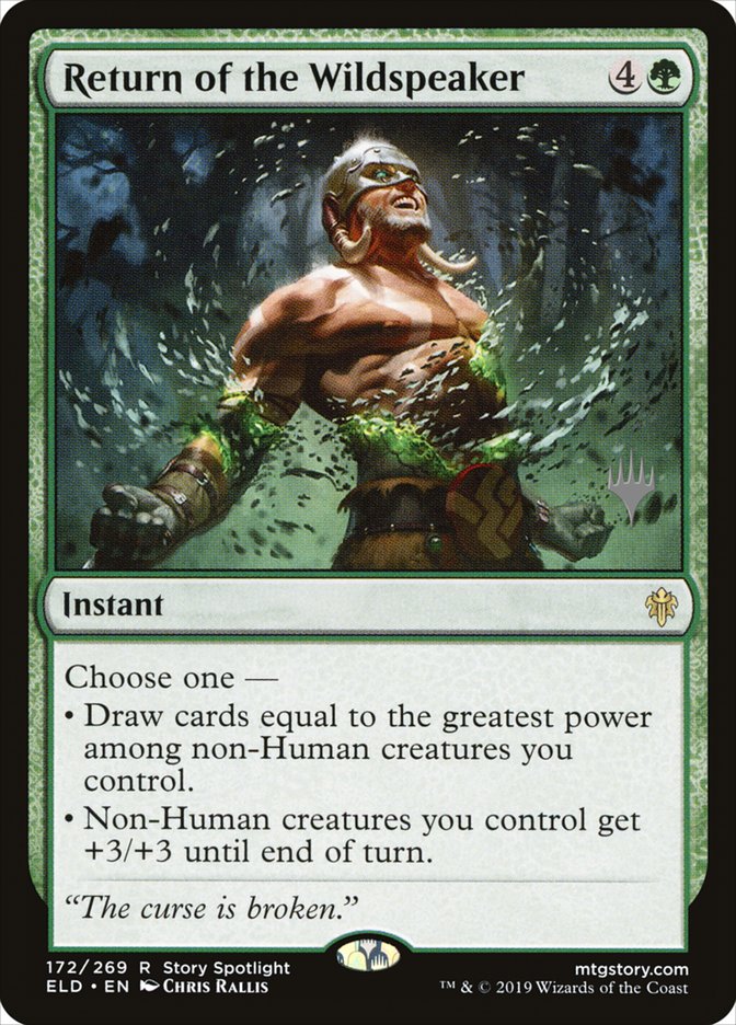 Return of the Wildspeaker (Promo Pack) [Throne of Eldraine Promos] | Odin's Place