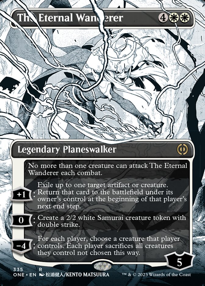 The Eternal Wanderer (Borderless Manga) [Phyrexia: All Will Be One] | Odin's Place