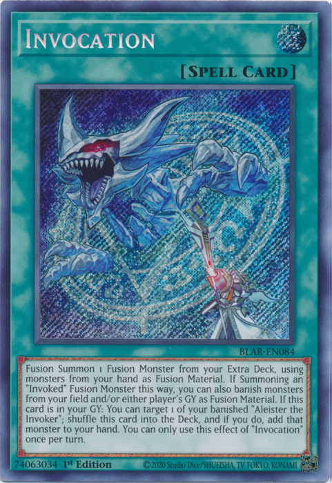 Invocation [BLAR-EN084] Secret Rare | Odin's Place