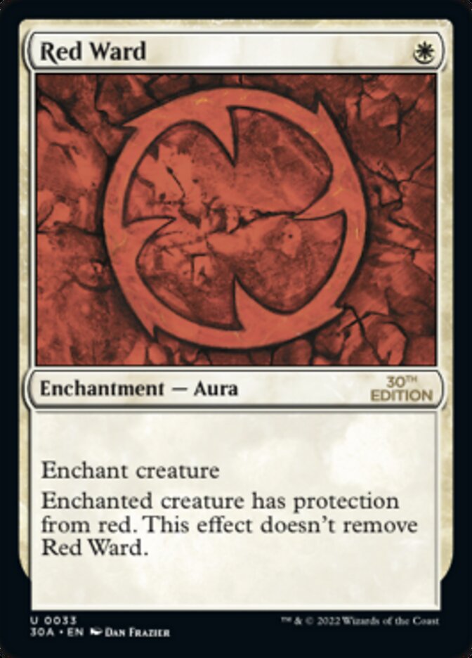 Red Ward [30th Anniversary Edition] | Odin's Place