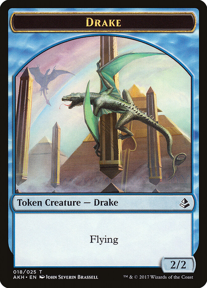 Angel of Sanctions // Drake Double-Sided Token [Amonkhet Tokens] | Odin's Place