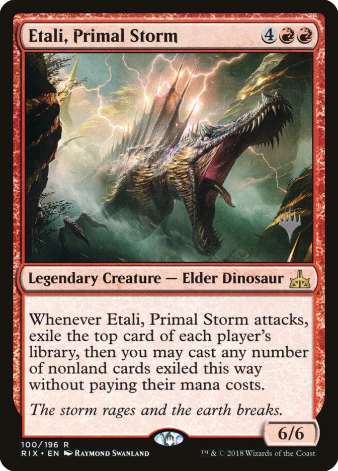 Etali, Primal Storm (Promo Pack) [Rivals of Ixalan Promos] | Odin's Place