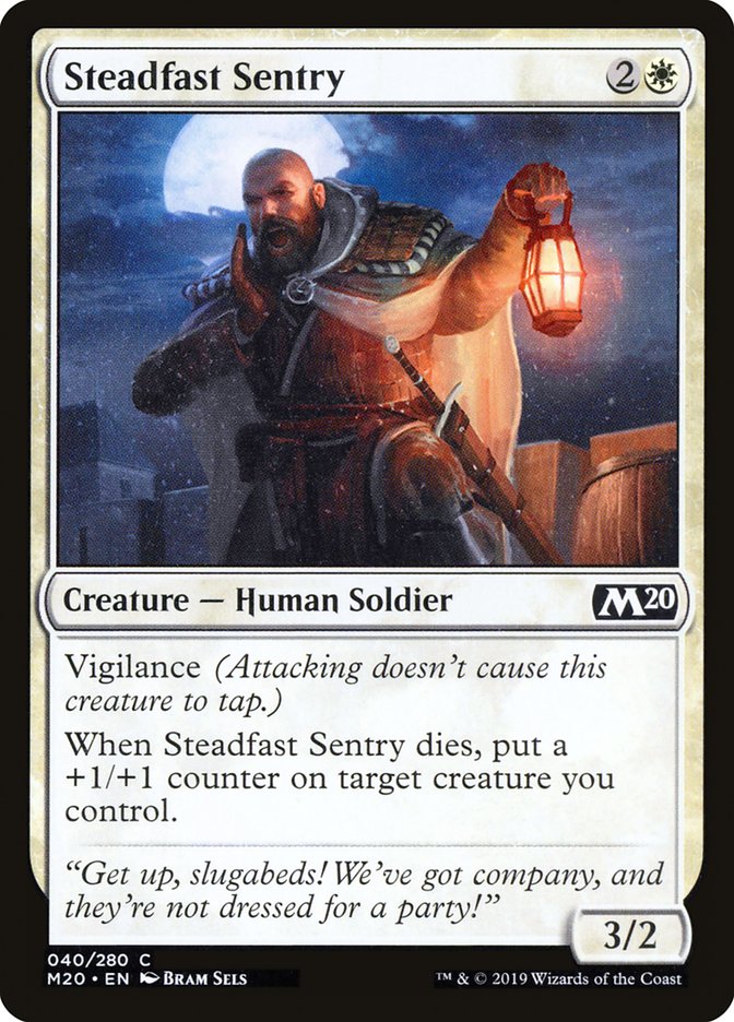 Steadfast Sentry [Core Set 2020] | Odin's Place