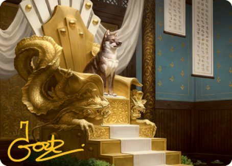 Yoshimaru, Ever Faithful Art Card (Gold-Stamped Signature) [Kamigawa: Neon Dynasty Art Series] | Odin's Place