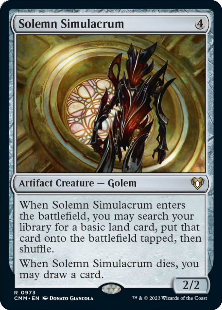 Solemn Simulacrum [Commander Masters] | Odin's Place