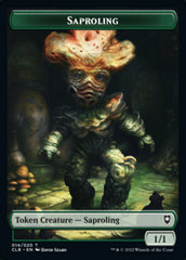 Treasure // Saproling Double-Sided Token [Commander Legends: Battle for Baldur's Gate Tokens] | Odin's Place
