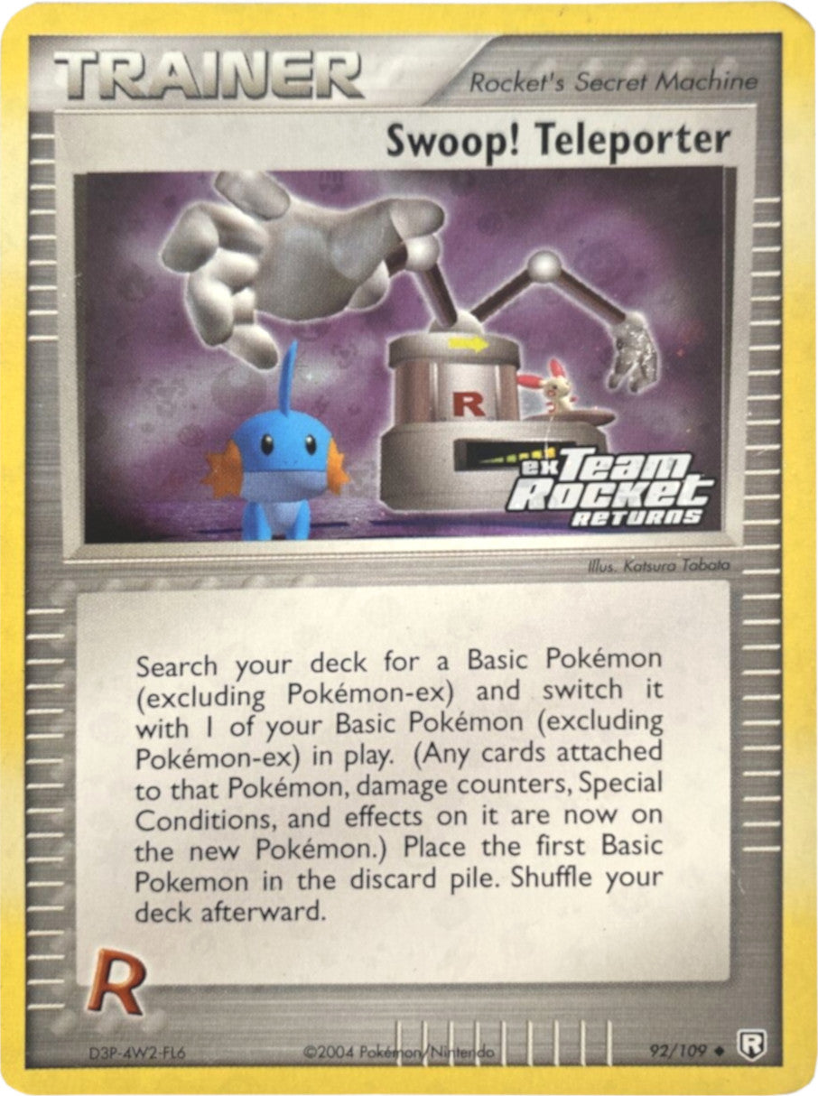 Swoop! Teleporter (92/109) (Stamped) [EX: Team Rocket Returns] | Odin's Place