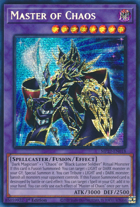 Master of Chaos [MP23-EN018] Prismatic Secret Rare | Odin's Place